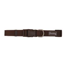 FREEDOG perro collar basic marron 25 mm