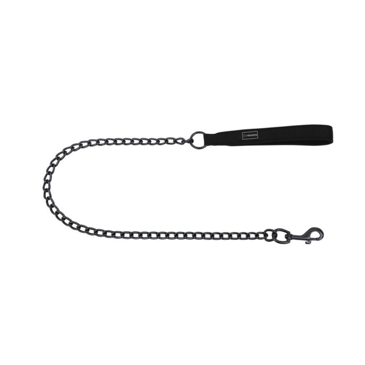 FREEDOG perro cadena metal gun negro