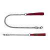 FREEDOG cadena metal gun rojo 2x100 cm