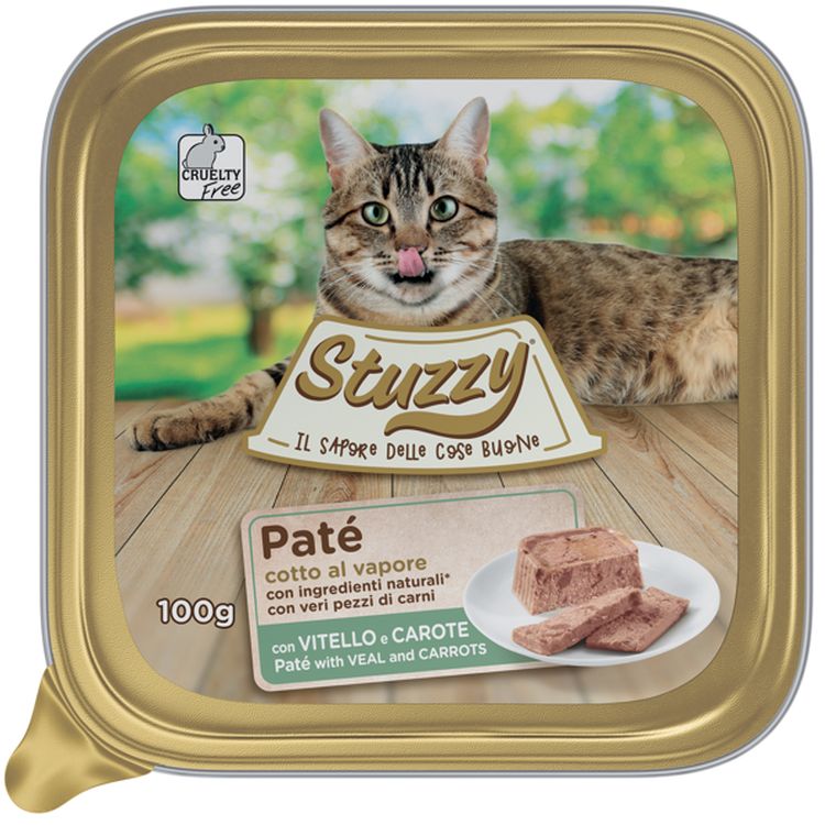 MR.STUZZY gato adulto ternera y zanahoria tarrina 100 gr