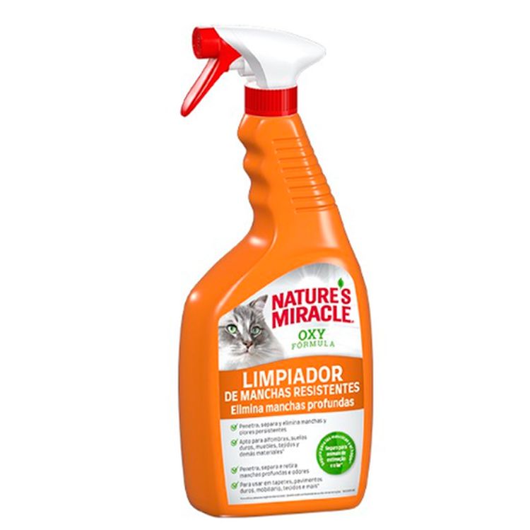 NATURE'S MIRACLE gato limpiador manchas 709 ml