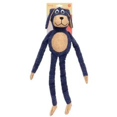 FREEDOG perro juguete perro con sonido azul 45 cm