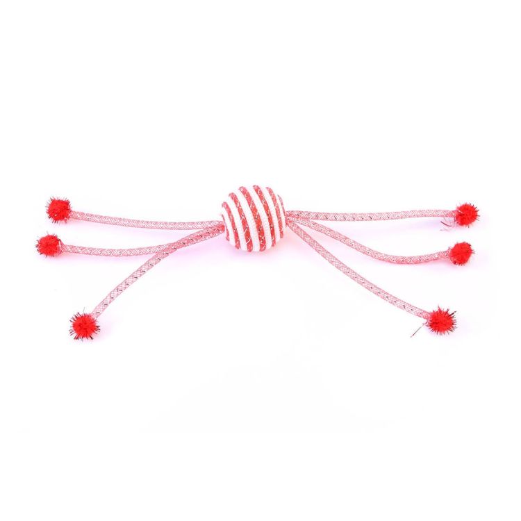 FREEDOG perro juguete pelopatas roja 20*4 cm