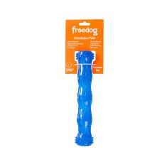 FREEDOG perro juguete mordedor pole azul sonido 17.8 cm