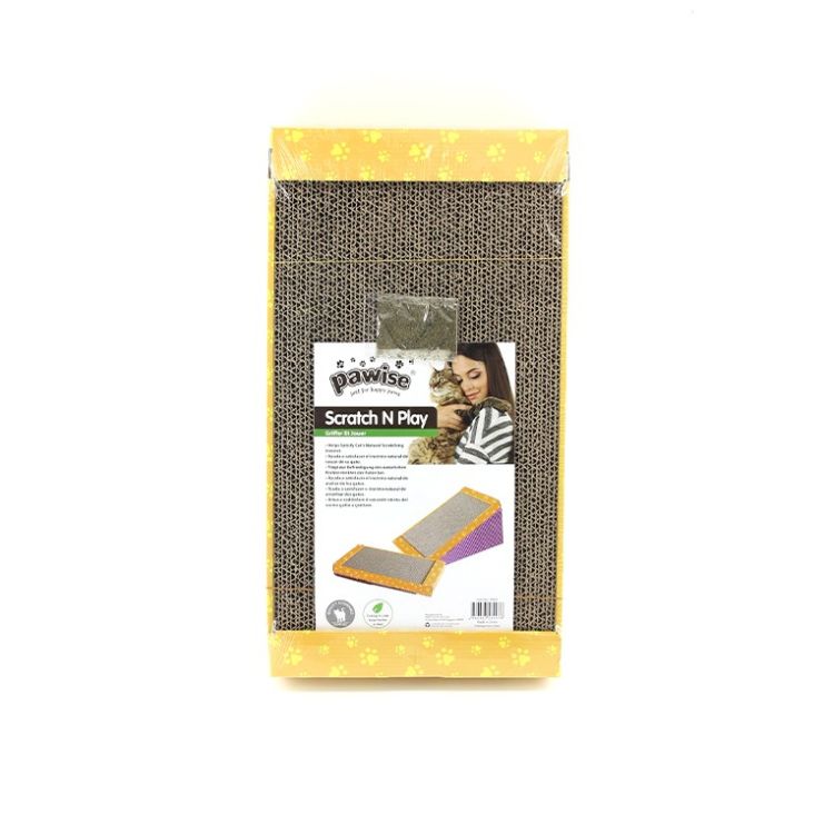 PAWISE rascador catnip inclinado