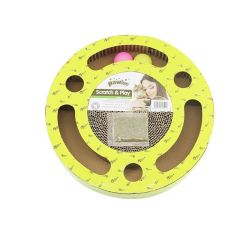 PAWISE gato rascador+juego bolas 33.5x 5.5 cm