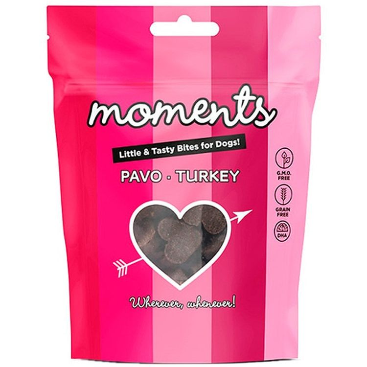 MOMENTS perro snack pavo 60 gr
