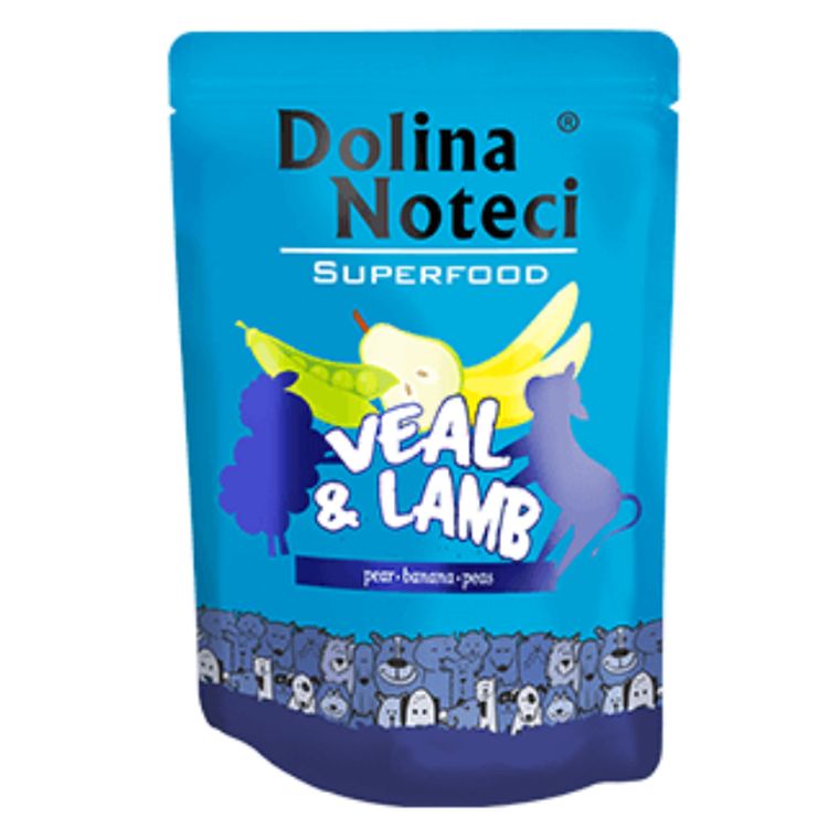 DOLINA perro res y cordero pouch 300 gr