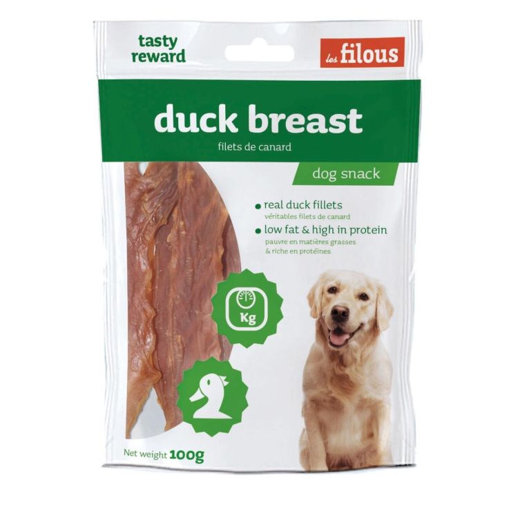 FILOUS perro snack duck breast 100 gr