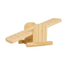 DUVO roedor juguete balancin de madera 22x8x7.5 cm