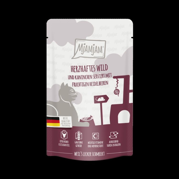 MJAMJAM gato adulto venado y conejo pouch