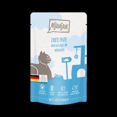 MJAMJAM gato adulto pato, ave y zanahoria pouch