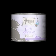 MJAMJAM gato kitten añojo y aceite salmon lata 200gr
