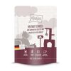 MJAMJAM gato adulto venado y conejo pouch 300 gr