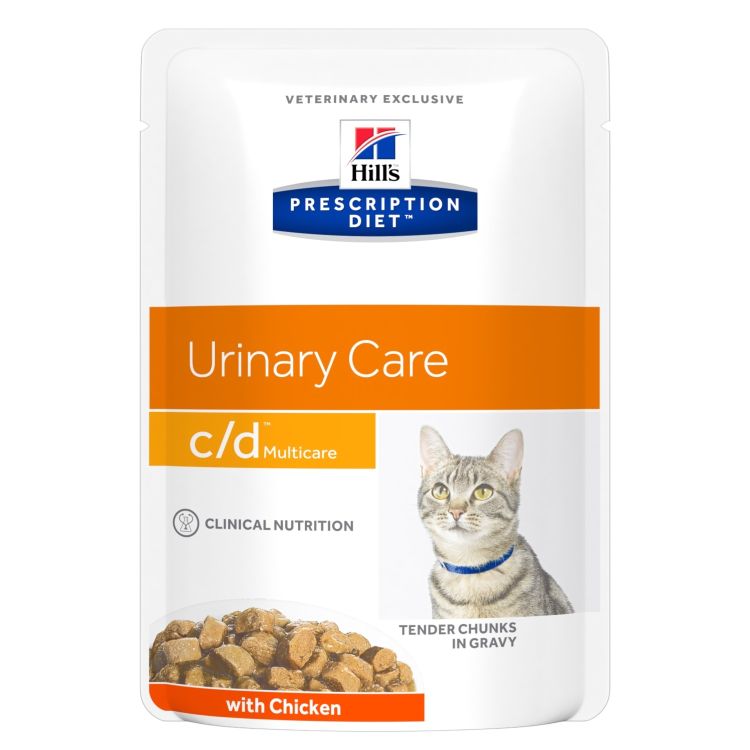 HILL'S PD gato adulto C/D pollo pouch 85 gr