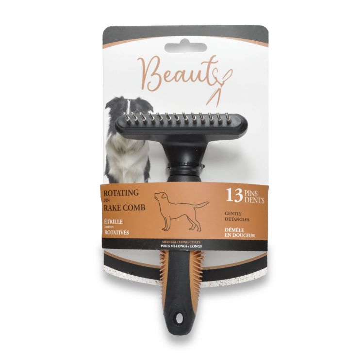 BEAUTY rastrillo giratorio 13 puas 15 cm