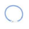 DUVO perro collar luz USB silicona azul 70x1x1,5 cm