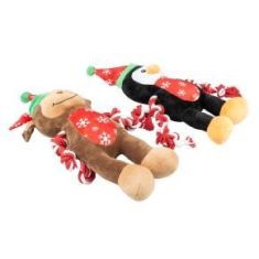 DUVO perro juguete peluche X-mas ping ino y reno 43x39x10 cm