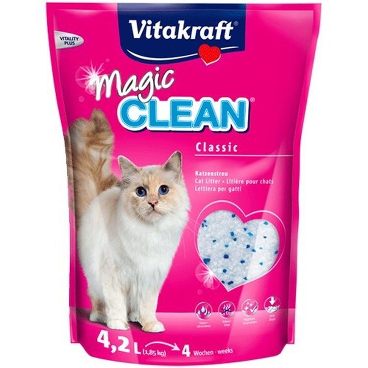 VITAKRAFT gato gel silice magic clean 4.2 l