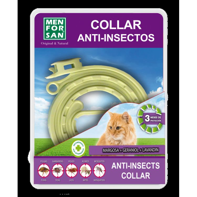 MEN FOR SAN gatos collar repelente