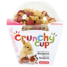 ZOLUX roedor snack crunchy cup nature bolitas remolacha 200 gr