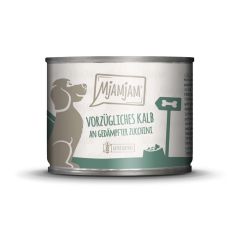 MJAMJAM perro adulto añojo y calabacin lata