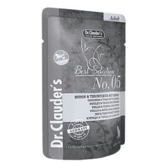 DR CLAUDER gato adulto pollo atún espinacas pouch 85 gr
