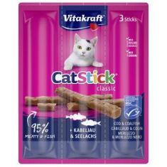 VITAKRAFT gato snack Sticks mini bacalao abadejo