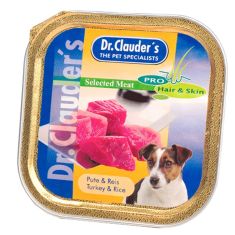 DR CLAUDER perro adulto pavo arroz tarrina 100 gr