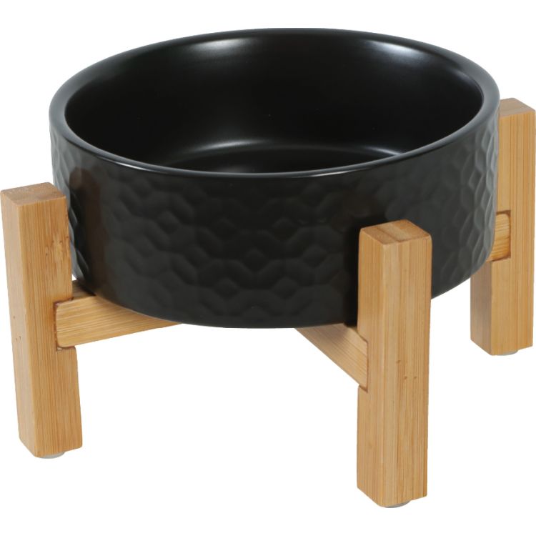 ZOLUX perro comedero cerámico Keramo negro