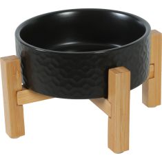ZOLUX perro comedero cerámico Keramo negro