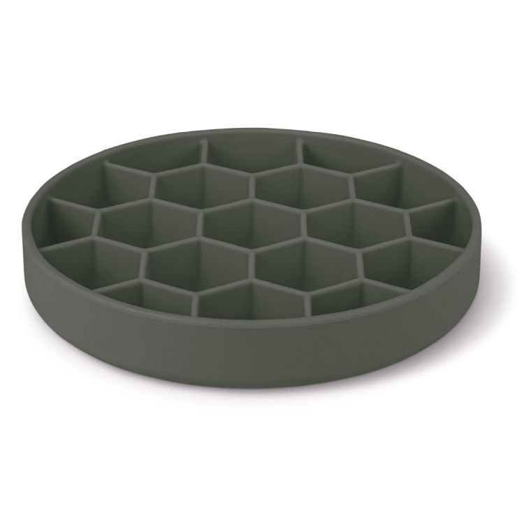 ZOLUX perro comedero slow feeder silicona gris