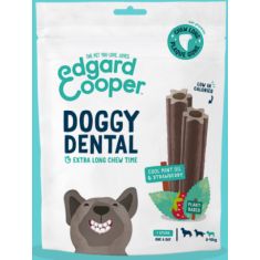 EDGARD&COOPER perro mediano snack dental fresa 160 gr