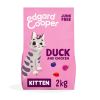 EDGAR&COOPER gato kitten pato y pollo 2 kg