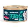 EDGAR&COOPER gato adulto wet filetes atun y calamar lata 70
