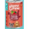 EDGAR&COOPER perro senior pollo y salmon lata 400 gr