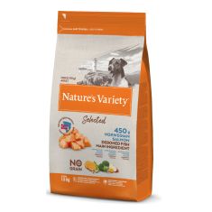 NATURES VARIETY perro adulto mini Selected salmon
