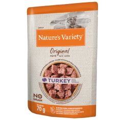 NATURES VARIETY gato adulto pavo salsa pouch 70 gr