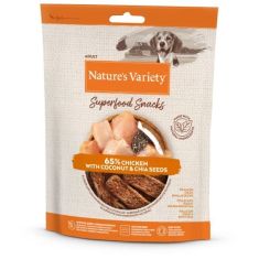 NATURES VARIETY perro snack Superfood pollo 85 gr