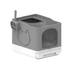 AFP gato arenero plegable y pala gris