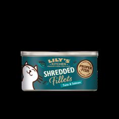 LILY'S KITCHEN gato adulto filetes atun y salmon lata 70 gr
