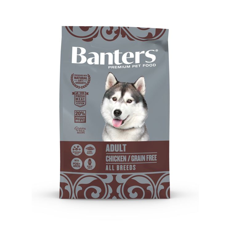 BANTERS perro adulto grainfree pollo