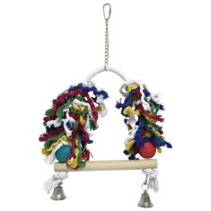 ICA ave juguete columpio con campana multicolor