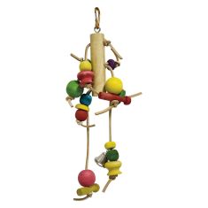 ICA ave juguete cuero y botellas 25 cm