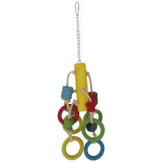 ICA ave juguete aros colgantes 40x10 cm