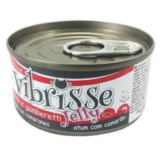VIBRISSE gato adulto atun y gambas en gelatina lata 70 gr