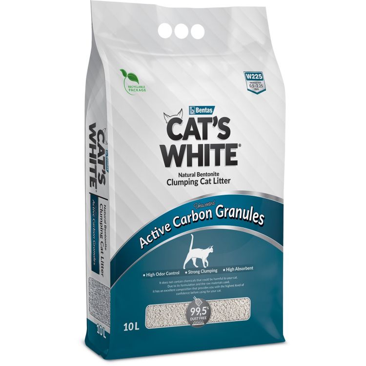 CAT'S WHITE arena aglomerante carbon 10 L
