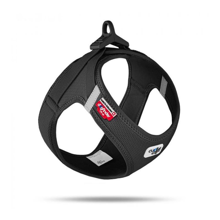 CURLI perro arnes air-mesh negro