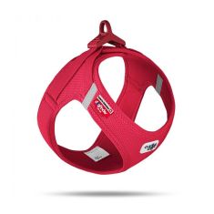 CURLI perro arnes air-mesh rojo