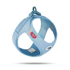 CURLI perro arnes air-mesh azul claro